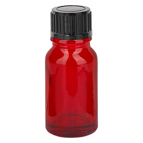 10ml láhev 11mm šroubovací uzávěr černá Standard RedLine UT18/10 10ml láhev 11mm šroubovací uzávěr černá Standard RedLine UT18/10