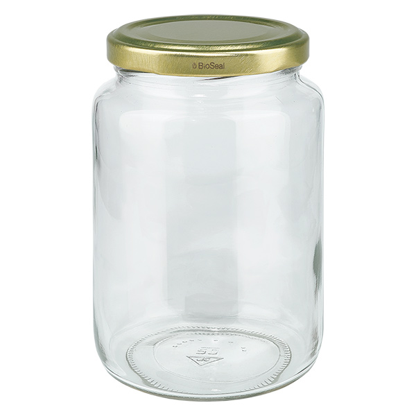 Kulat&#225; n&#225;doba o objemu 795 ml se zlat&#253;m v&#237;kem UNiTWIST BioSeal.