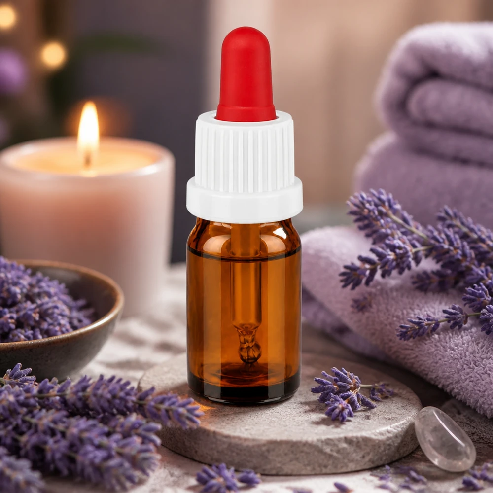 5ml pipetovací láhev bílá/červený uzávěr s ochranou proti manipulaci BrownLine UT18/5 Lichtgeschützte 5ml Pipettenflasche mit weissem Schraubverschluss und roter Pipette für Laborqualität