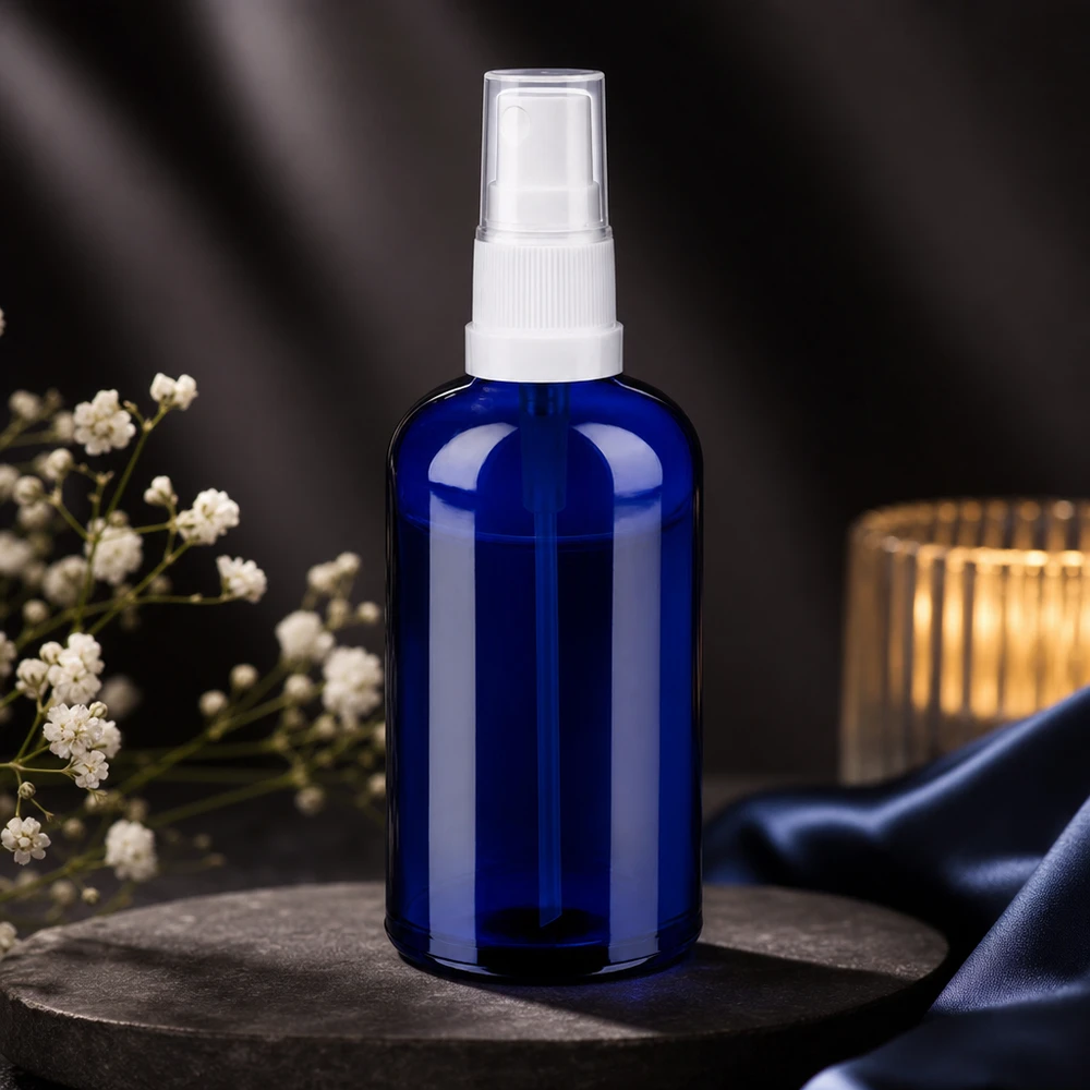 Wiederbefüllbare 100ml Sprayflasche mit feinem Sprühnebel ideal für Raumsprays und Kosmetik