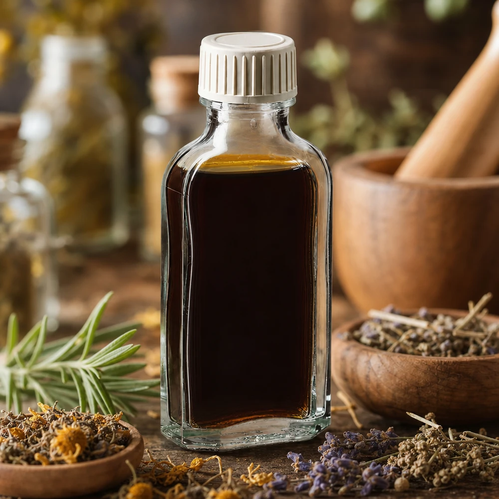 50 ml Meplat čirý šroubovací uzávěr s pěnovou vložkou PE Quadratische 50ml Meplat Flasche klar mit PE-Schaumeinlage auf rustikalem Holzuntergrund