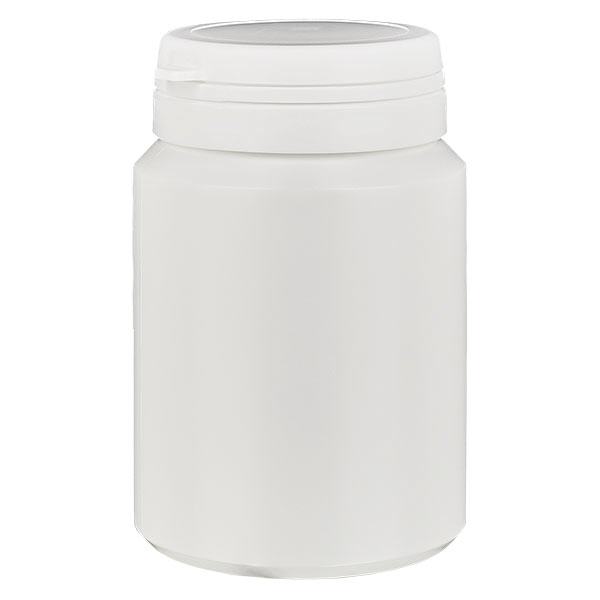 Krabička na kapsle 150 ml bílá s uzávěrem Jaycap s ochranou proti manipulaci bílá Krabička na kapsle 150 ml bílá s uzávěrem Jaycap s ochranou proti manipulaci bílá