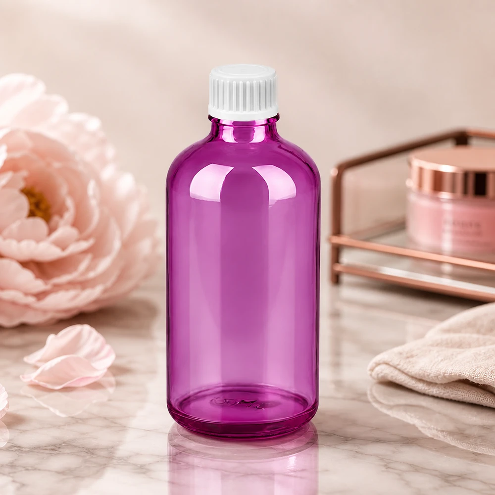 100ml lahvička s kapátkem 0,9 mm bílá standardní PurpleLine UT18/100 STD Gewinde Tropfflasche 100ml universell kompatibel mit Standard-Verschlüssen und Aufsätzen