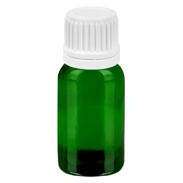 10ml lahvička 11mm šroubovací uzávěr bílý tamper evidentní uzávěr GreenLine UT18/10 10ml lahvička 11mm šroubovací uzávěr bílý tamper evidentní uzávěr GreenLine UT18/10