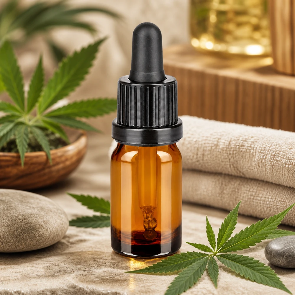5ml pipetovací láhev černá s uzávěrem proti neoprávněné manipulaci BrownLine UT18/5 Stilvolle 5ml Pipettenflasche in elegantem Braun-Schwarz Design für Premium Kosmetikprodukte