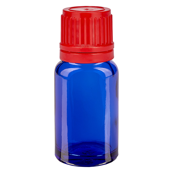 10ml lahvi&#269;ka 11mm &#353;roubovac&#237; uz&#225;v&#283;r &#269;erven&#225; BlueLine UT18/10.