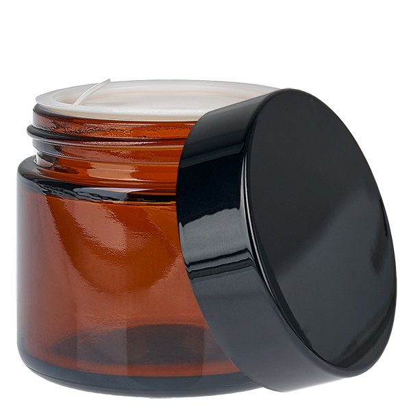 Sklen&#283;n&#225; d&#243;za 60ml hn&#283;d&#225;, s v&#237;&#269;kem s vlo&#382;kou UNiTWIST