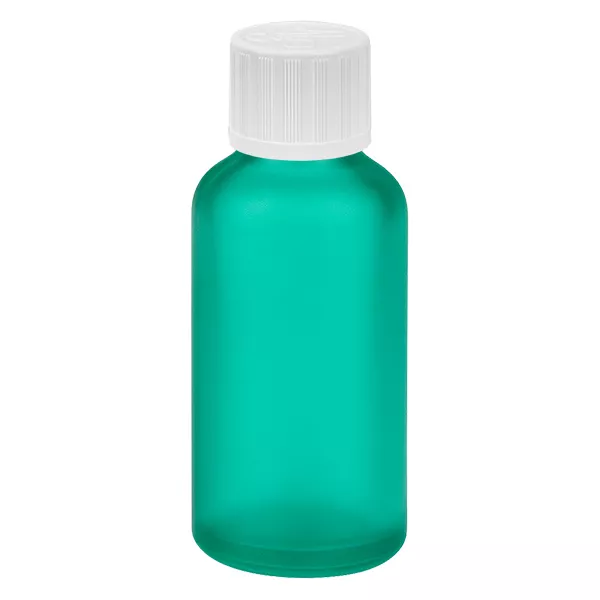 50ml láhev 11mm šroubovací uzávěr bílý standardní odolný proti dětem GreenLine UT18/50