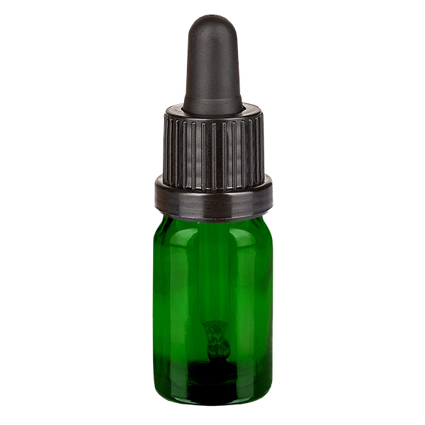 5ml pipetovací láhev černá s uzávěrem odolným proti manipulaci GreenLine UT18/5