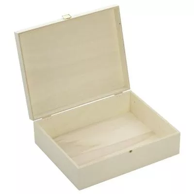 Dřevěná krabička (truhla) s profilovaným dnem 35x20x13cm Dřevěná krabička (truhla) s profilovaným dnem 35x20x13cm