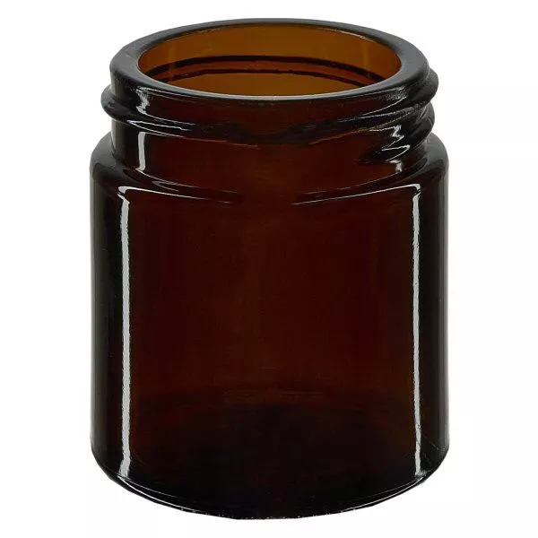 Skleněná dóza 30ml. hnědá bez víčka, závit 38mm/R3 ApoGlas Skleněná dóza 30ml. hnědá bez víčka, závit 38mm/R3 ApoGlas