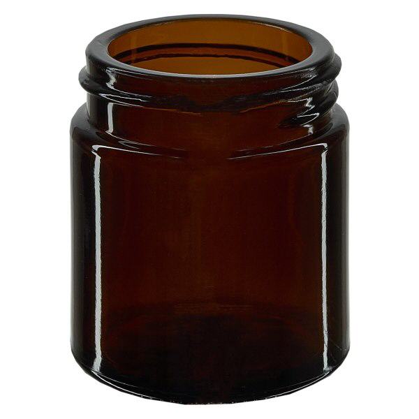 Skleněná dóza 30ml. hnědá bez víčka, závit 38mm/R3 ApoGlas Skleněná dóza 30ml. hnědá bez víčka, závit 38mm/R3 ApoGlas