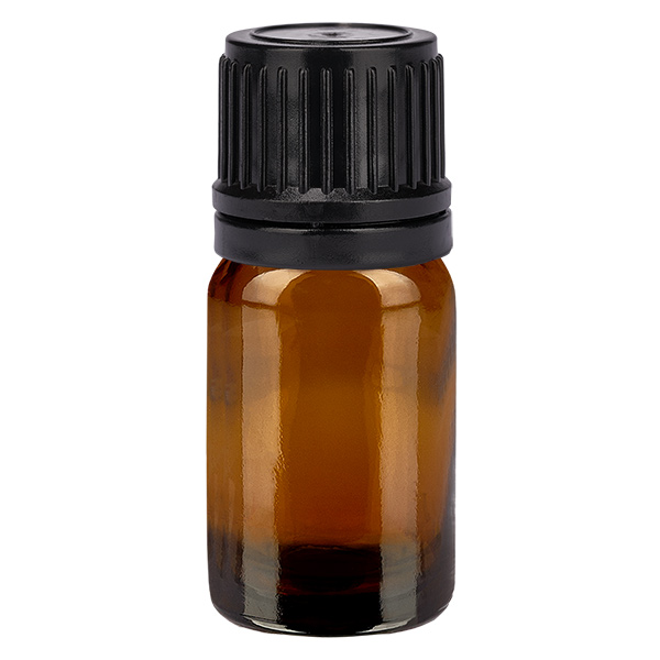 5ml kulovit&#225; l&#225;hev 3mm nal&#233;vac&#237; krou&#382;ek &#269;ern&#253; tamper-evidentn&#237; uz&#225;v&#283;r BrownLine UT18/5