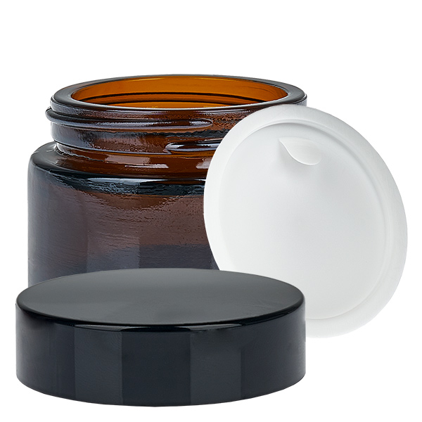 Skleněná dóza 30ml hnědá, s inkrustovaným víčkem UNiTWIST Skleněná dóza 30ml hnědá, s inkrustovaným víčkem UNiTWIST