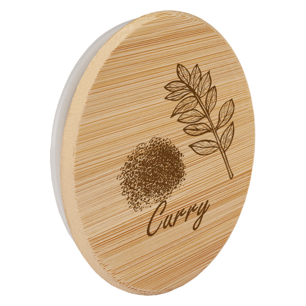 Couvercle en bois "Curry" pour WECK RR60 Couvercle en bois "Curry" pour WECK RR60