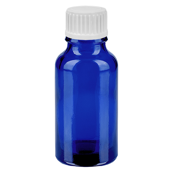 20ml globulov&#225; l&#225;hev 3mm nal&#233;vac&#237; krou&#382;ek b&#237;l&#253; standardn&#237; uz&#225;v&#283;r BlueL. UT18/20