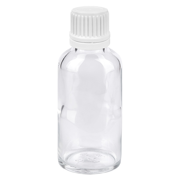 30ml lahvi&#269;ka s kap&#225;tkem 0,7 mm b&#237;l&#225; s uz&#225;v&#283;rem proti neopr&#225;vn&#283;n&#233; manipulaci ClearLine UT18/30