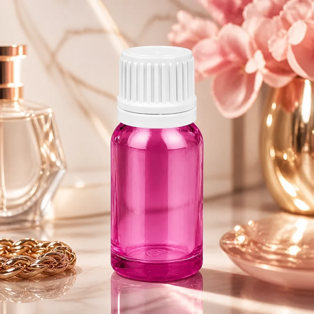 10ml lahvička s kapátkem 0,7 mm bílá Originality šroubovací uzávěr PurpleLine UT18/10 Professionelle 10ml Glasflasche violett mit 0.7mm Tropfgenauigkeit für Laboranwendungen