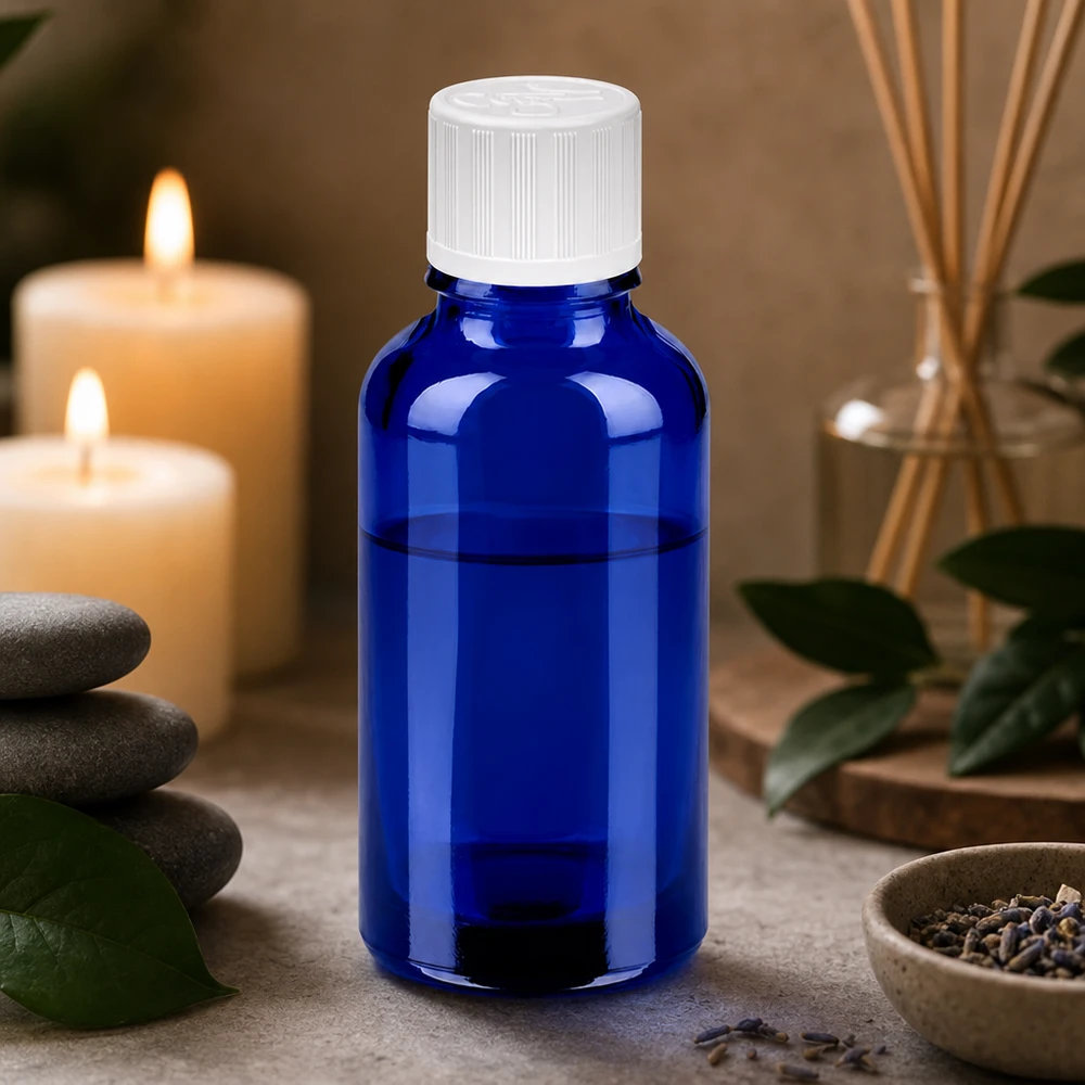 30ml blaue Apothekerflasche mit Standardöffnung für präzise Abfüllung von Flüssigkeiten
