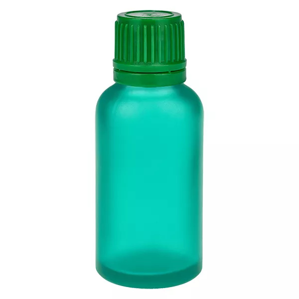 30ml láhev 11mm šroubovací uzávěr zelený tamper evident GreenLine UT18/30 30ml láhev 11mm šroubovací uzávěr zelený tamper evident GreenLine UT18/30