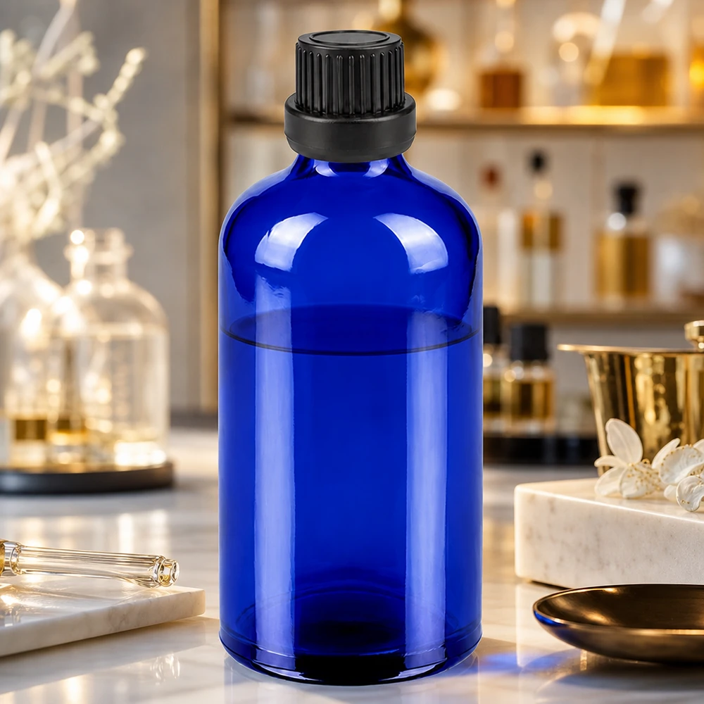 100ml lahvička s kapátkem 2mm černá s uzávěrem odolným proti manipulaci BlueLine UT18/100 100ml lahvička s kapátkem 2mm černá s uzávěrem odolným proti manipulaci BlueLine UT18/100