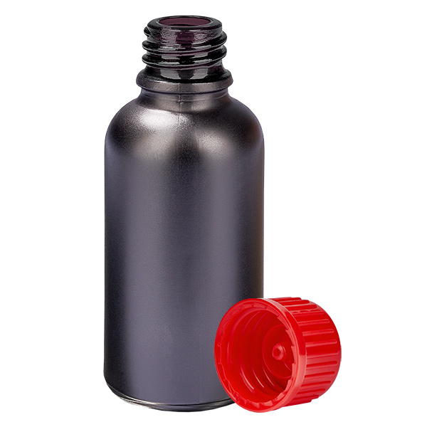 30ml láhev 11mm šroubovací uzávěr červená Standard BlackLine UT18/30 30ml láhev 11mm šroubovací uzávěr červená Standard BlackLine UT18/30