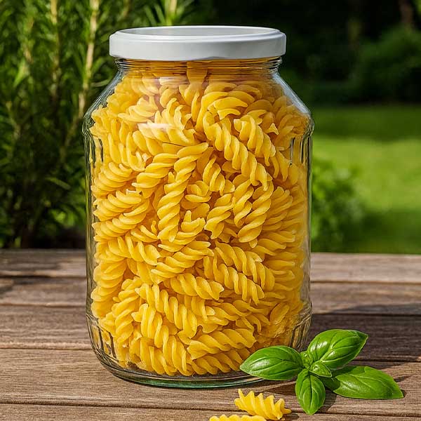 2650ml kulatá sklenice s víčkem BasicSeal bílá UNiTWIST 2650ml kulatá sklenice s víčkem BasicSeal bílá UNiTWIST
