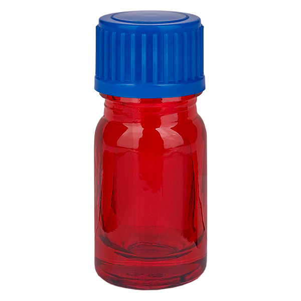 5ml lahvička 11mm šroubovací uzávěr modrý Standard RedLine UT18/5 5ml lahvička 11mm šroubovací uzávěr modrý Standard RedLine UT18/5