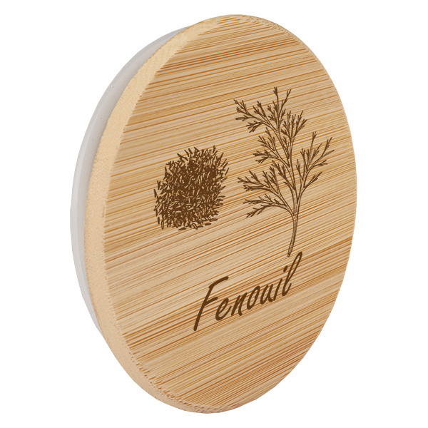 Couvercle en bois "Fenouil" pour WECK RR60 Couvercle en bois "Fenouil" pour WECK RR60