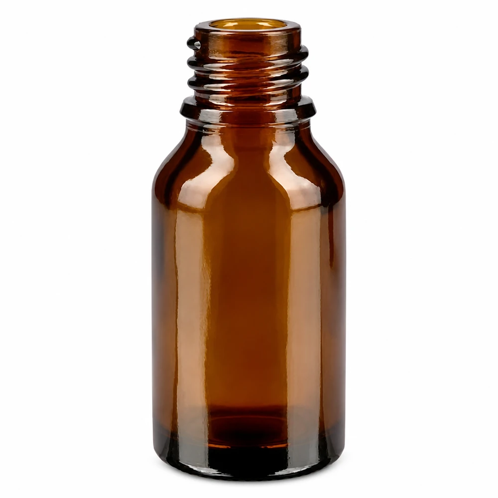 Lichtgeschützte 30ml Tropfflasche aus Braunglas mit Standard-Gewinde UT18 für Flüssigkeiten