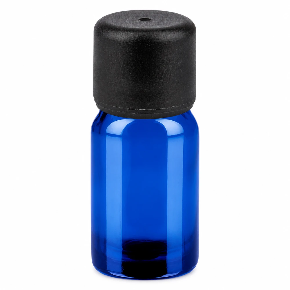 Präzise 5ml Dosierflasche blau für homöopathische Mittel und Tinkturen