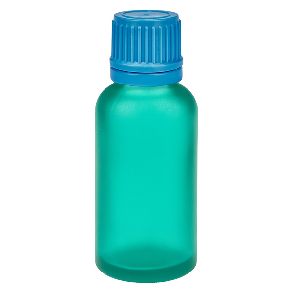 30ml lahvička 11mm šroubovací uzávěr modrý tamper-evidentní uzávěr GreenLine UT18/30 30ml lahvička 11mm šroubovací uzávěr modrý tamper-evidentní uzávěr GreenLine UT18/30