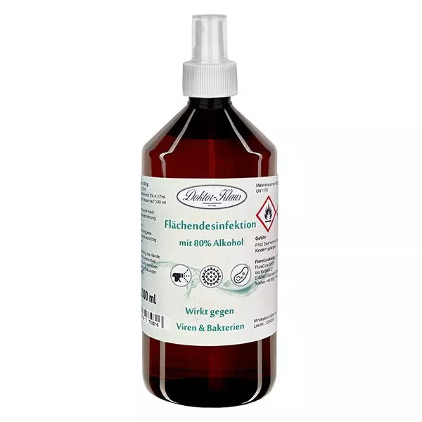 Dezinfekční prostředek na povrchy ve spreji 1000ml Doktor-Klaus Dezinfekční prostředek na povrchy ve spreji 1000ml Doktor-Klaus