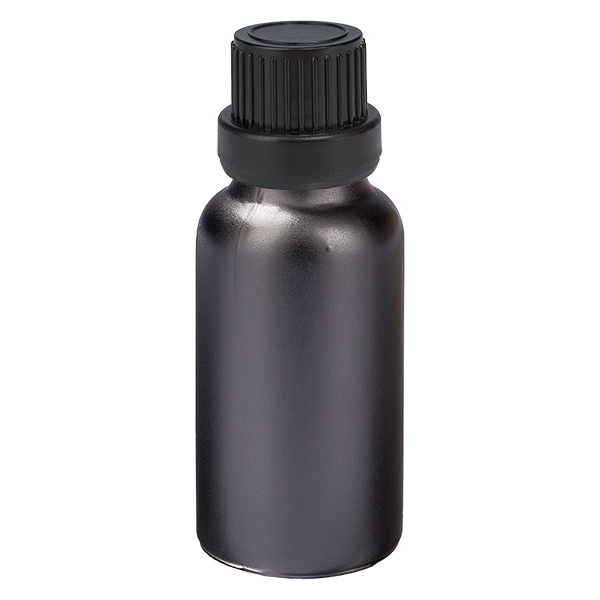 20ml láhev 11mm šroubovací uzávěr černý uzávěr s ochranou proti manipulaci BlackLine UT18/20 20ml láhev 11mm šroubovací uzávěr černý uzávěr s ochranou proti manipulaci BlackLine UT18/20