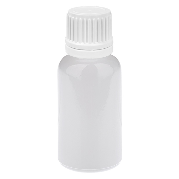 20ml kapac&iacute; lahvička 0,7 mm b&iacute;l&aacute; bezpečnostn&iacute; uz&aacute;věr WhiteLine UT18/20