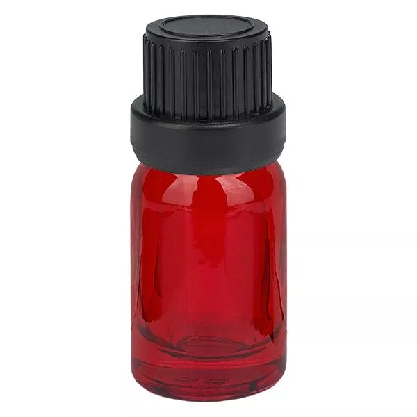 5ml lahvička 11mm šroubovací uzávěr černý uzávěr s ochranou proti manipulaci RedLine UT18/5