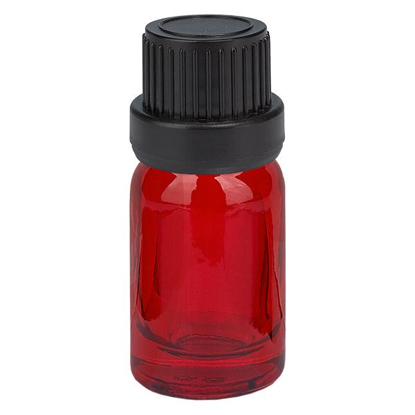 5ml lahvička 11mm šroubovací uzávěr černý uzávěr s ochranou proti manipulaci RedLine UT18/5 5ml lahvička 11mm šroubovací uzávěr černý uzávěr s ochranou proti manipulaci RedLine UT18/5
