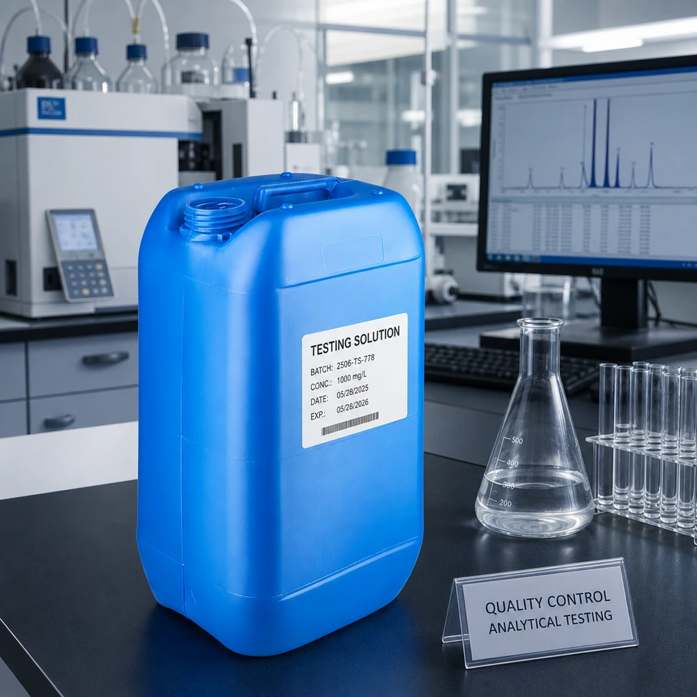 Kanister blau 15 Liter ohne Schraubdeckel geeignet für Lösungen mit 1000 mg/L Konzentration