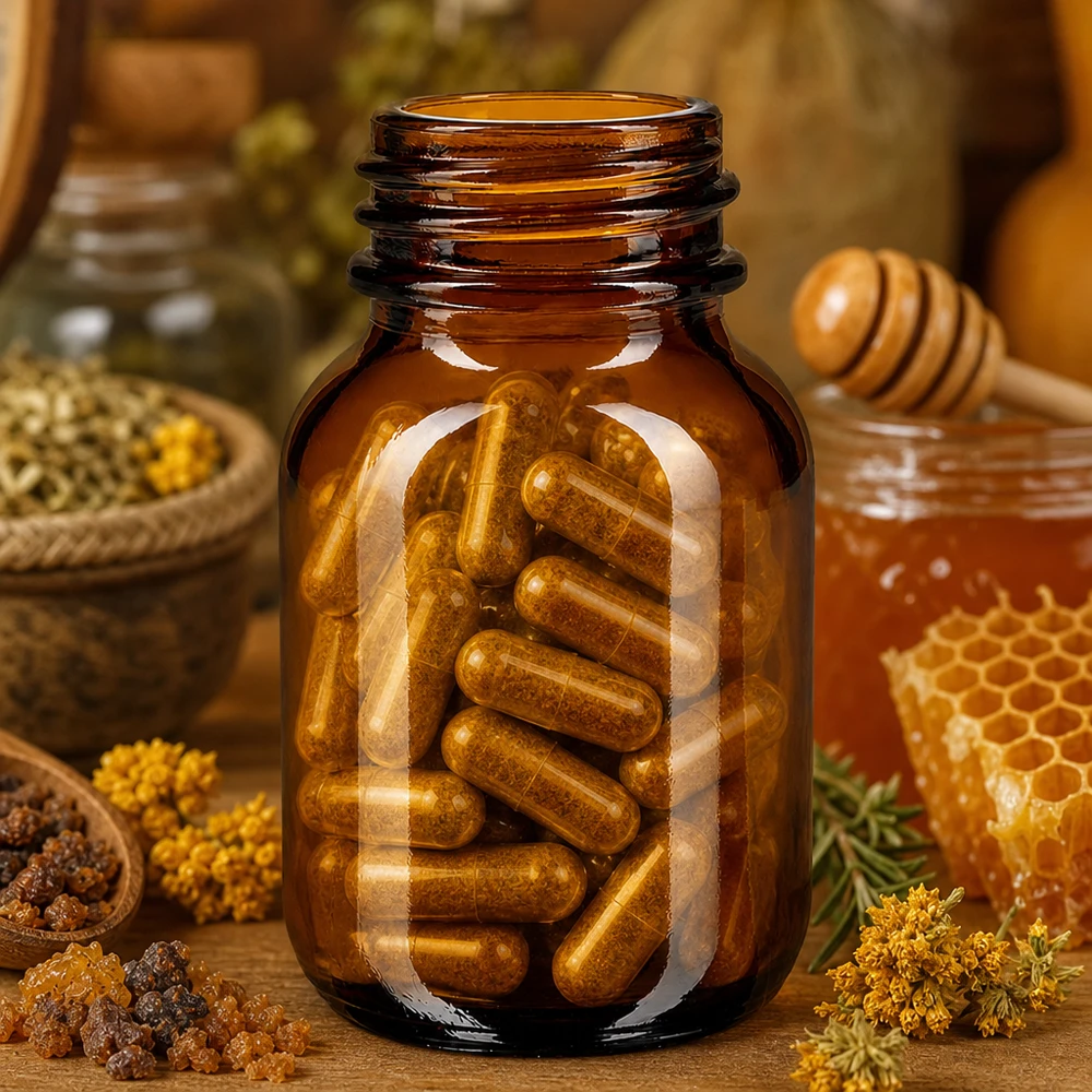 50ml láhev se širokým hrdlem jantarové sklo se šroubovacím uzávěrem Vielseitige 50ml Weithalsflasche aus dunklem Glas ideal für Kräuterextrakte und Naturheilmittel