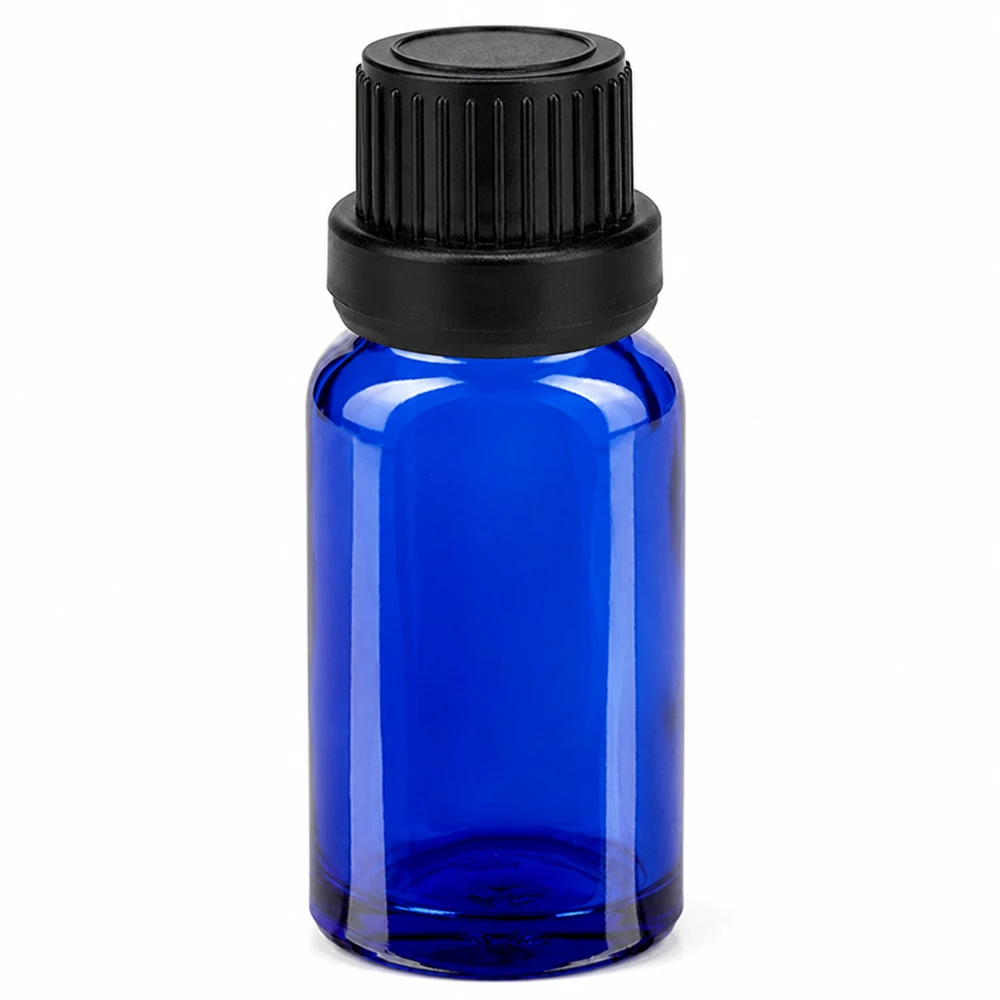 10ml lahvička 11mm šroubovací uzávěr černý BlueLine UT18/10. 10ml lahvička 11mm šroubovací uzávěr černý BlueLine UT18/10.