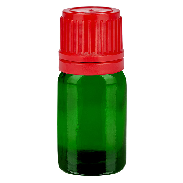 5ml lahvička 11mm šroubovací uzávěr červený tamper-evidentní uzávěr GreenLine UT18/5 5ml lahvička 11mm šroubovací uzávěr červený tamper-evidentní uzávěr GreenLine UT18/5