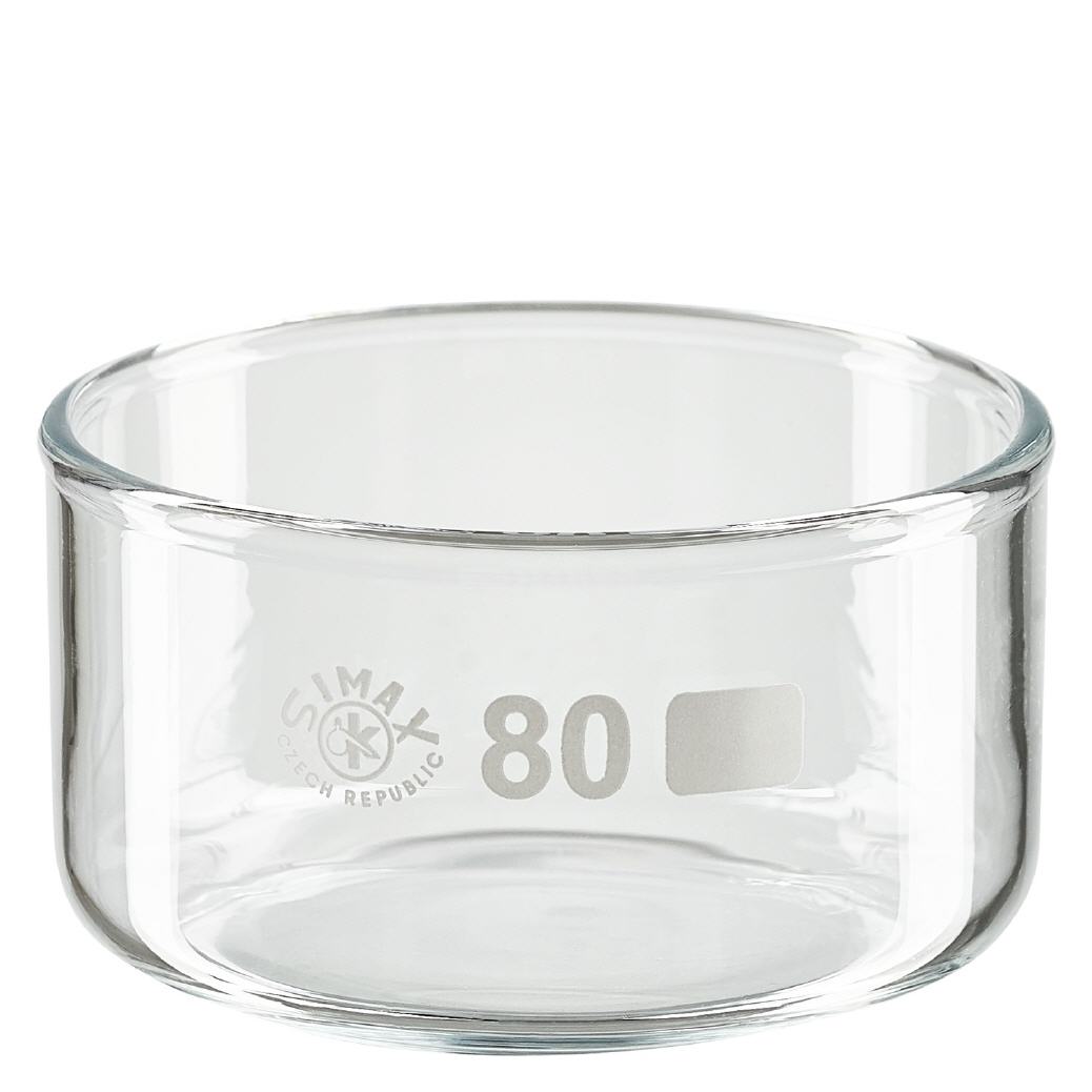 Krystaliza&#269;n&#237; miska 150ml bez v&#253;levky borosilik&#225;tov&#225; &#248;80mm