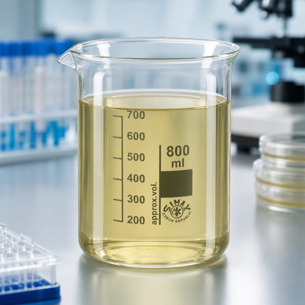 Kádinka 800 ml z borosilikátového skla, nízký tvar Universelles Becherglas 800ml Borosilikatglas für analytische Chemie und Forschungsarbeiten