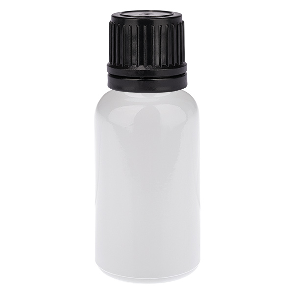 20 ml lahvička na globule 3 mm nal&eacute;vac&iacute; kroužek čern&yacute; standardn&iacute; uz&aacute;věr WhiteLine UT18/20
