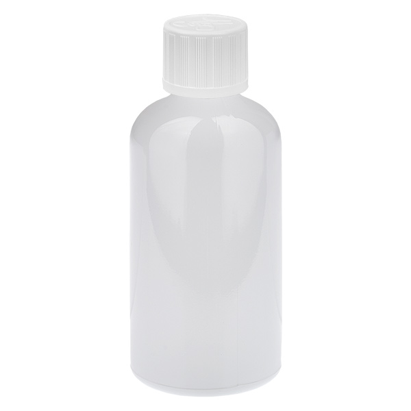 100ml lahvička 11mm šroubovac&iacute; uz&aacute;věr b&iacute;l&yacute; standardn&iacute; dětsk&aacute; pojistka WhiteLine UT18/100