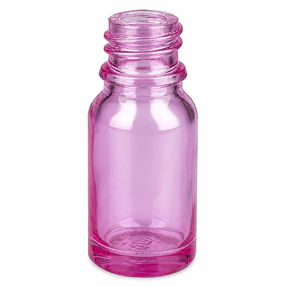 10ml lahvička s rozprašovačem bílá/průhledná Standard PurpleLine UT18/10 Stilvolle Mini-Sprayflasche 10ml mit UV-Schutz durch violette Glasfärbung