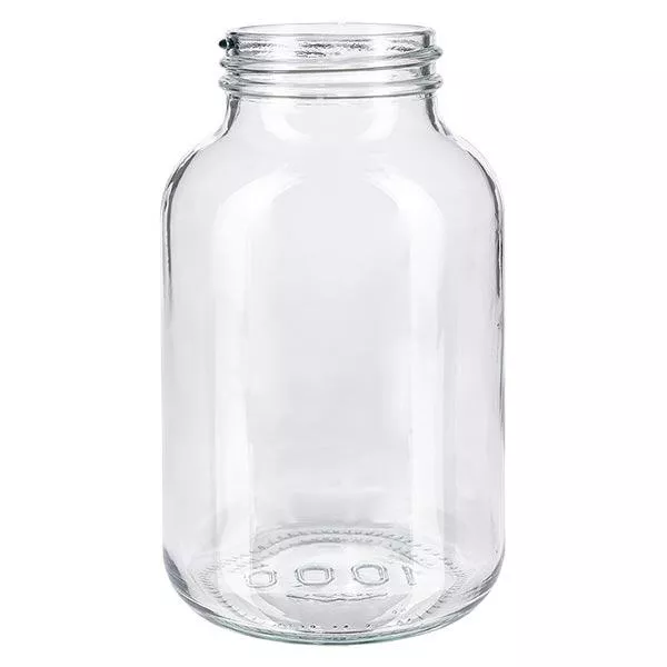 1000ml láhev se širokým hrdlem z čirého skla