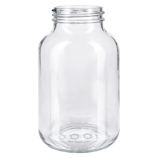 1000ml láhev se širokým hrdlem z čirého skla 1000ml láhev se širokým hrdlem z čirého skla