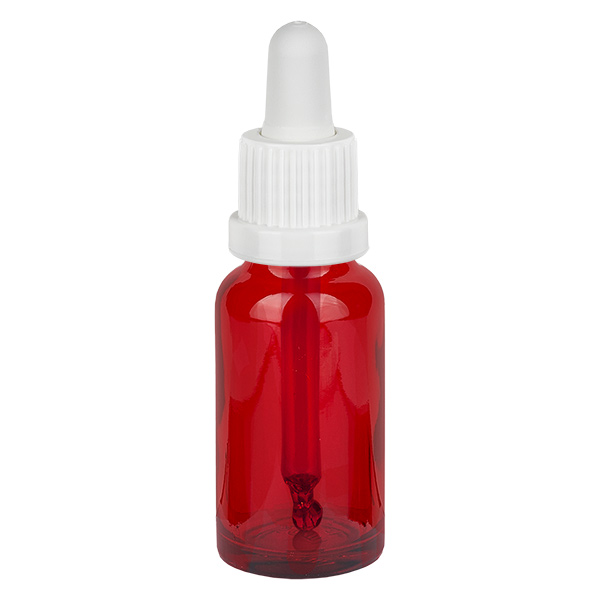 20ml pipetovací láhev bílá s uzávěrem s možností manipulace RedLine UT18/20