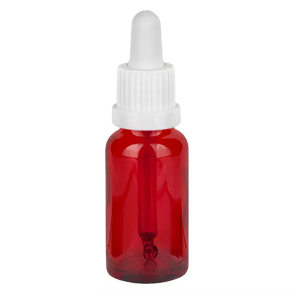 20ml pipetovací láhev bílá s uzávěrem s možností manipulace RedLine UT18/20